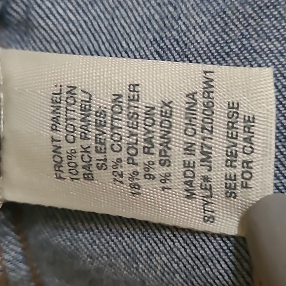 MUDD denim jacket / color blue💙/ size L - Picture 9 of 9